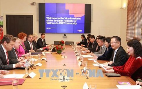 Вице-президент СРВ Данг Тхи Нгок Тхинь находится в Австралии с визитом - ảnh 1