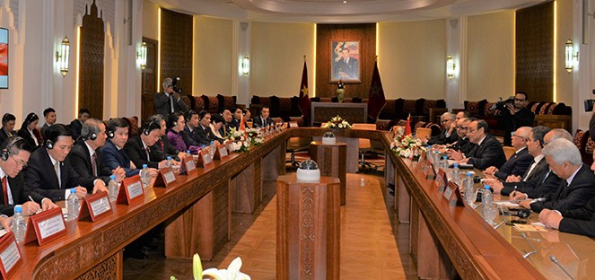 Состоялись переговоры между председателем Палаты представителей Марокко и спикером парламента Вьетнама  - ảnh 1