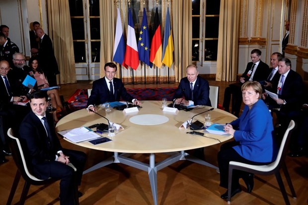 Встреча лидеров “нормандской четверки” в Париже завершилась - ảnh 1