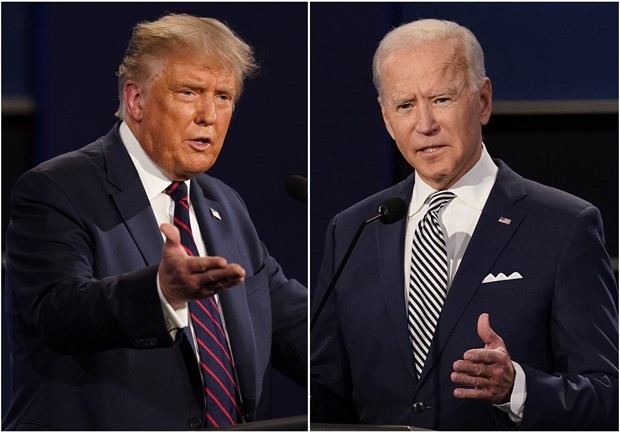Президентские выборы США 2020: Дональд Трамп и Джо Байден провели встречи с избирателями в прямом эфире - ảnh 1