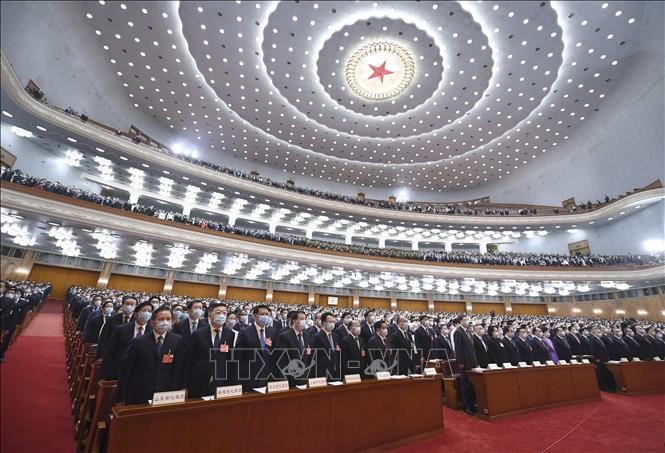 В Пекине стартовала 4-я сессия Всекитайского собрания народных представителей 13-го созыва - ảnh 1