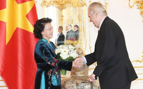 Ketua MN Vietnam, Nguyen Thi Kim Ngan bertemu dan melakukan pembicaraan dengan pimpinan Republik Czech  - ảnh 2