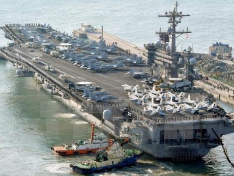 Jepang dan AS berencana melakukan latihan perang gabungan di laut Huatung - ảnh 1