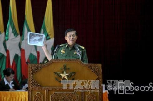 Myanmar menemukan kotak hitam pesawat militer yang kena malapetaka - ảnh 1