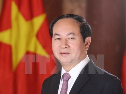 Presiden Vietnam, Tran Dai Quang dan Istri berangkat melakukan kunjungan resmi ke Republik Belarus - ảnh 1