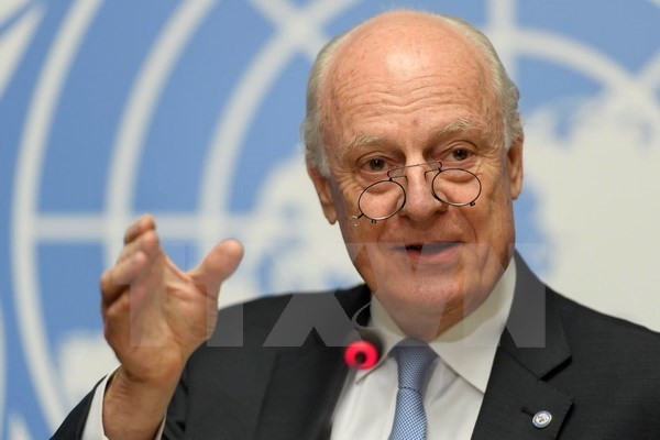 Utusan Khusus PBB merasa optimis tentang perundingan damai Suriah di Jenewa - ảnh 1