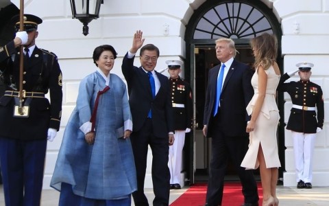 Presiden Republik Korea ingin mempunyai hubungan akrab dengan timpalan-nya dari AS - ảnh 1