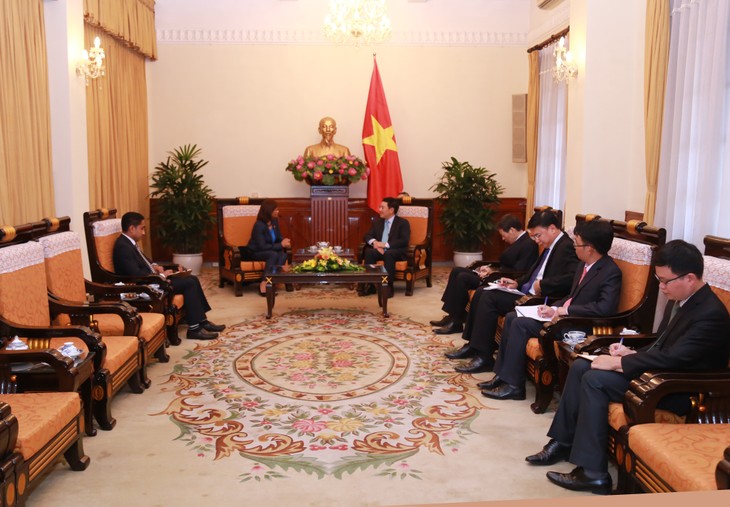 Deputi PM, Menlu Pham Binh Minh menerima Dubes Timor Leste - ảnh 1