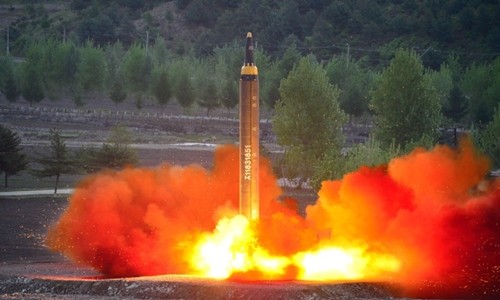 Jepang memprotes uji coba rudal RDRK - ảnh 1