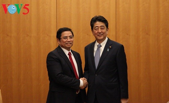 Pimpinan Pemerintah dan Majelis Rendah Jepang menerima delegasi Partai Komunis Vietnam - ảnh 1