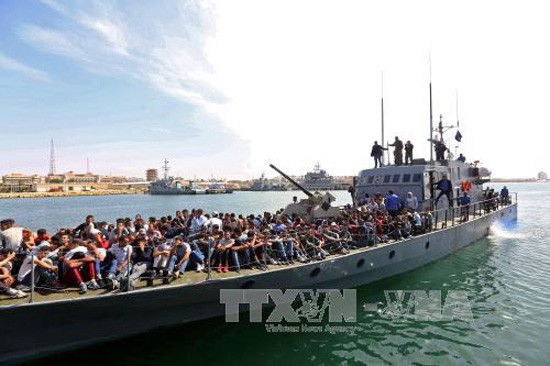 Masalah migran : Libia menyelamatkan kira-kira 500 orang  migran di lepas pantai Tripoli - ảnh 1