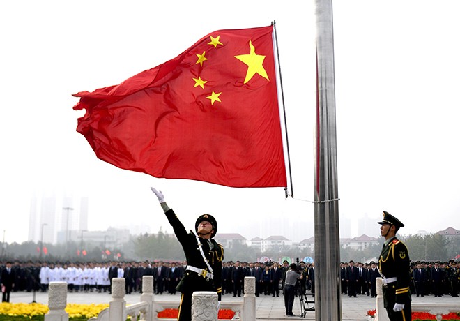 Tiongkok memperingati ultah ke-68 Hari Nasional - ảnh 1