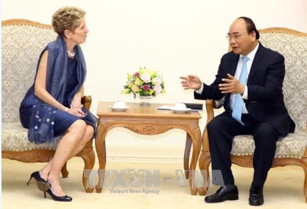 PM  Vietnam, Nguyen Xuan Phuc ingin ada banyak badan usaha Kanada melakukan investasi di Vietnam - ảnh 1