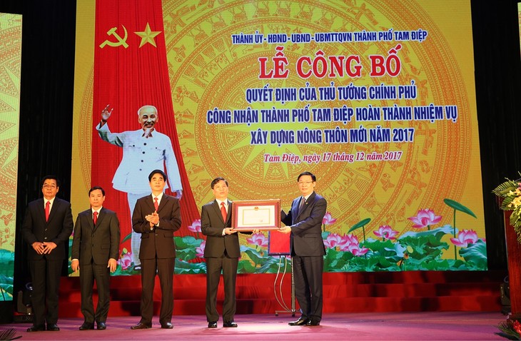 Kota Tam Diep, Provinsi Ninh Binh menyelesaikan pembangunan pedesaan baru - ảnh 1