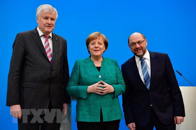 Pembentukan Pemerintah Jerman: Pimpinan Partai CDU-CSU dan Partai SPD melakukan perbahasan tentang pembentukan Pemerintah - ảnh 1