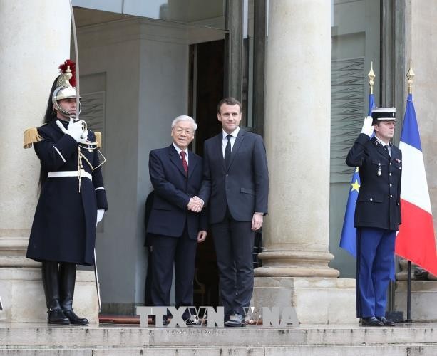 Pers Perancis memberikan penilaian positif terhadap kunjungan Sekjen KS PKV Nguyen Phu Trong di Perancis  - ảnh 1