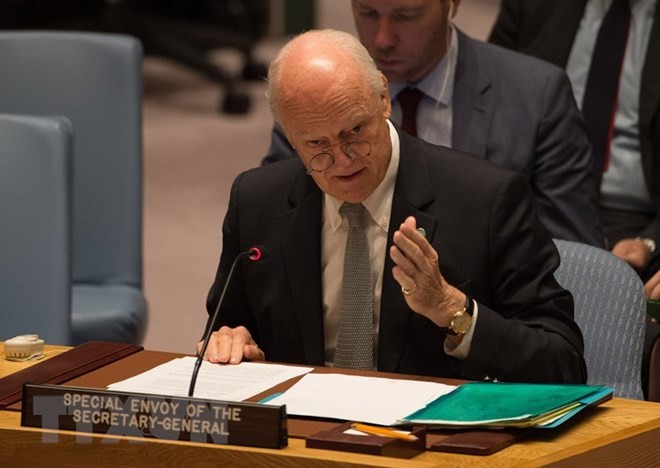 PBB berupaya mengaktifkan kembali proses politik di Suriah - ảnh 1