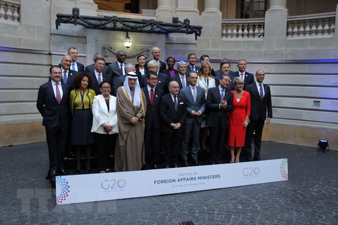 Para Menlu G20 berkomitmen akan melakukan kerjasama dalam masalah-masalah global - ảnh 1