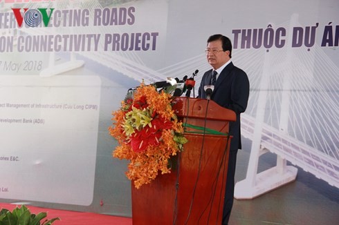 Peresmian Proyek pembangunan jembatan Cao Lanh dan jalan yang menyambungkan Cao Lanh-jembatan Vam Cong - ảnh 1