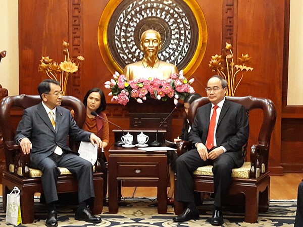 Pimpinan Kota Ho Chi Minh menerima Ketua Persekutuan Legislator Persahabatan Jepang-Mekong - ảnh 1