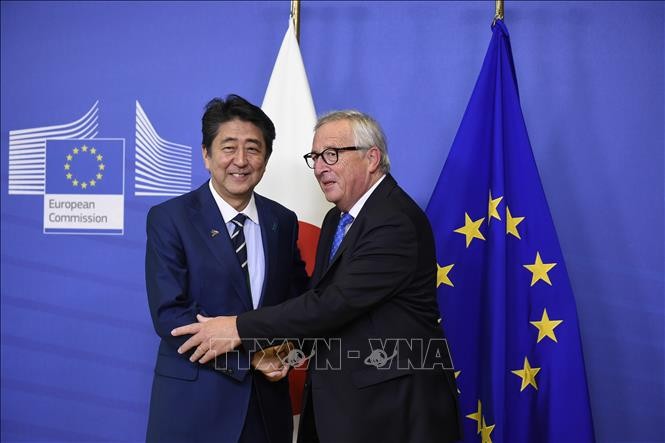 Kabinet Jepang mengesahkan RUU ratifikasi FTA dengan Uni Eropa - ảnh 1