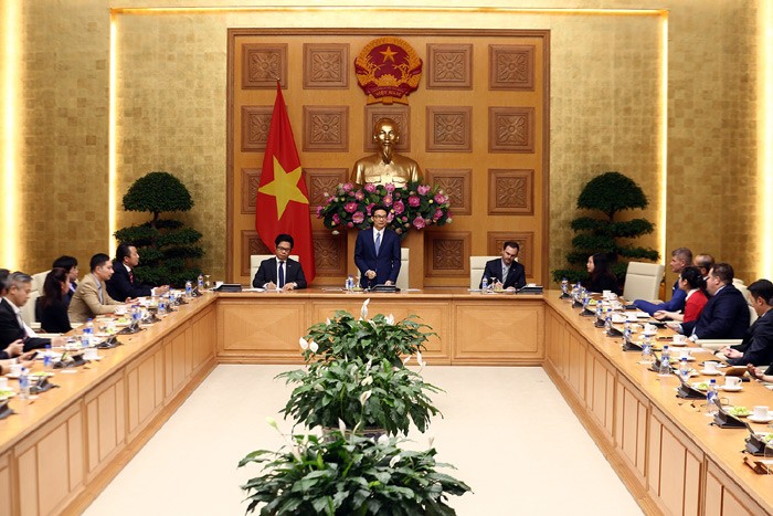 Deputi PM Vietnam, Vu Duc Dam mengadakan temu muka dengan Dewan Badan Usaha demi perkembangan yang berkesinambungan - ảnh 1
