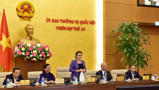 Pembukaan persidangan ke-33 Komite Tetap MN Vietnam - ảnh 1