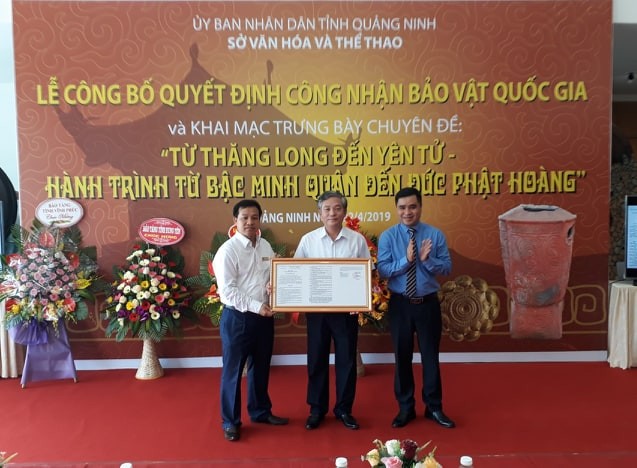 Provinsi Quang Ninh mengumumkan keputusan mengakui benda bernilai nasional - ảnh 1