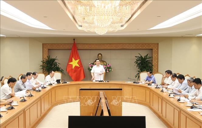 Deputi PM Vietnam, Vuong Dinh Hue memimpin sidang Badan Pengarahan Pusat melaksanakan berbagai program target nasional - ảnh 1