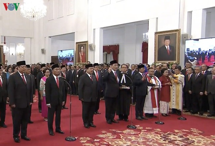 Indonesia mengumumkan susunan kabinet baru masa bakti 2019-2024 - ảnh 1
