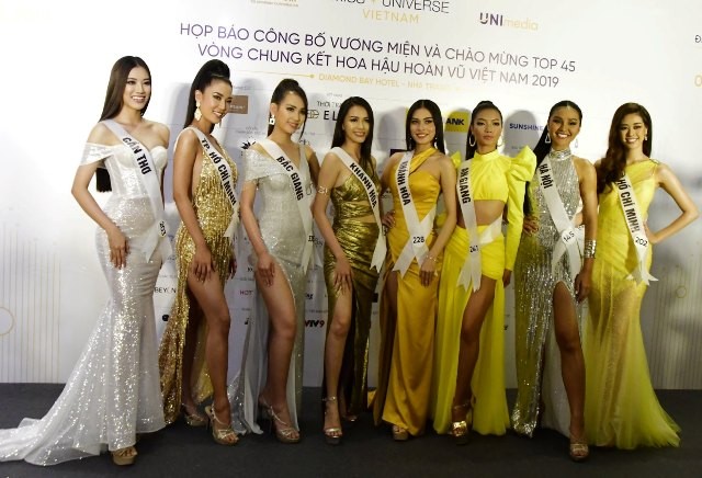 45 gadis cantik masuk ke babak semi final dan babak final kontes Miss Universe Vietnam tahun 2019 - ảnh 1