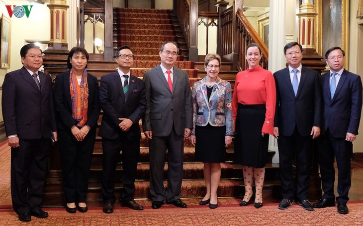 Sekretaris Komite Partai Komunis Kota Ho Chi Minh, Nguyen Thien Nhan melakukan kunjungan kerja di Australia - ảnh 1