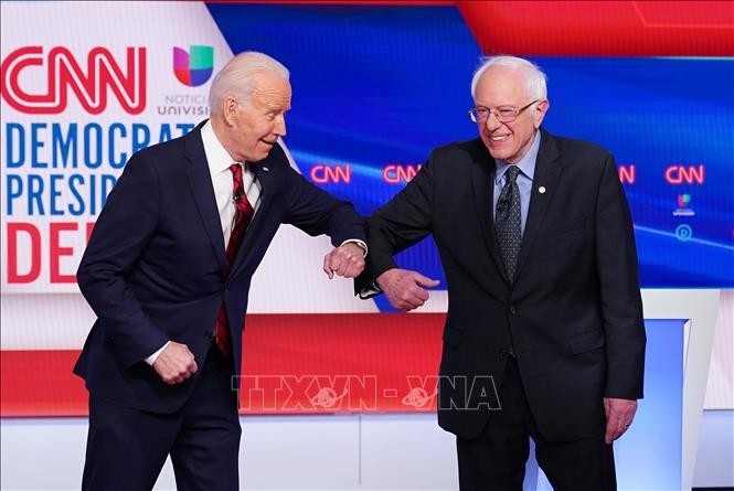 Pilpres AS 2020: Perdebatan langsung yang pertama antara dua calon Partai Demokrat - ảnh 1