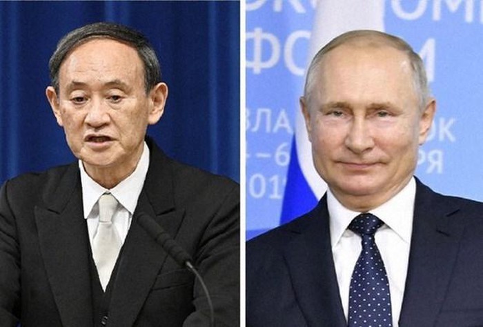 Pimpinan Jepang dan Rusia untuk pertama kalinya mengadakan pembicaraan telepon untuk membahas masalah-masalah yang masih ada - ảnh 1