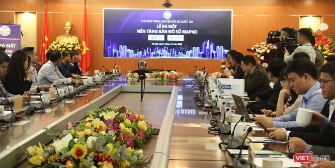 Kementerian Informasi dan Komunikasi Vietnam meluncurkan platform Peta digital MAP 4D - ảnh 1