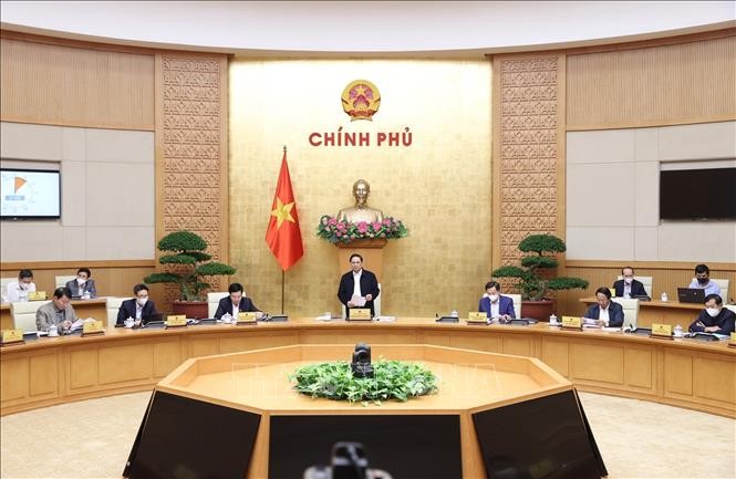 PM Pham Minh Chinh Pimpin Sidang Tematik November 2021 - ảnh 1