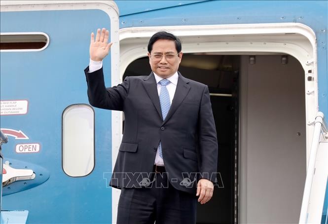 PM Pham Minh Chinh Tiba Di Tokyo, Mulai Kunjungan Resmi Di Jepang - ảnh 1