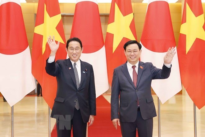 Sekjen Nguyen Phu Trong Terima PM Jepang, Kishida Fumio - ảnh 2