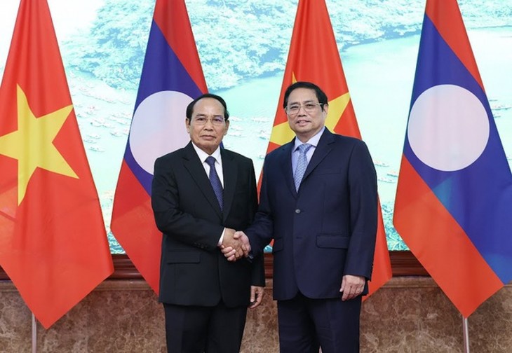 Vietnam-Laos Perkuat Kerja Sama Yang Pantas dengan Hubungan Politik Istimewa Antara Dua Negara - ảnh 1