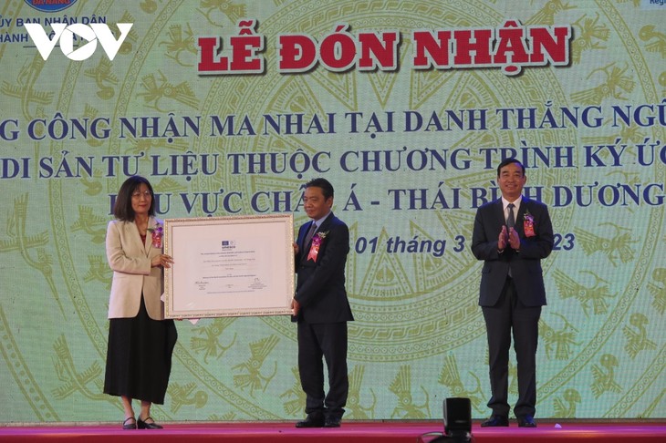 Ma Nhai Ngu Hanh Son Menjadi Warisan Dokumen dalam Program Memori Dunia - ảnh 1