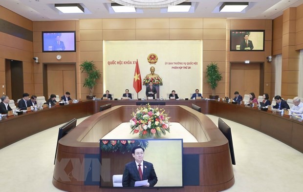 Pembukaan Persidangan ke-21 Komite Tetap MN Vietnam - ảnh 1