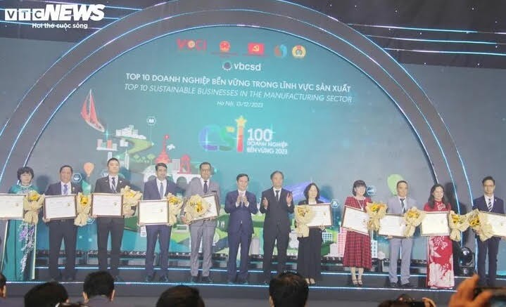 Memuliakan 100 Badan Usaha Vietnam yang Berkesinambungan Tahun 2023 - ảnh 1