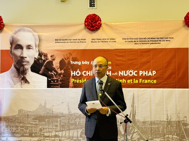 Pembukaan Pameran “Presiden Ho Chi Minh dan Prancis” - ảnh 1