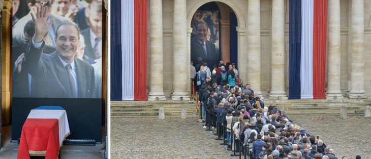 Des milliers de Français rendent un dernier hommage à Jacques Chirac - ảnh 1