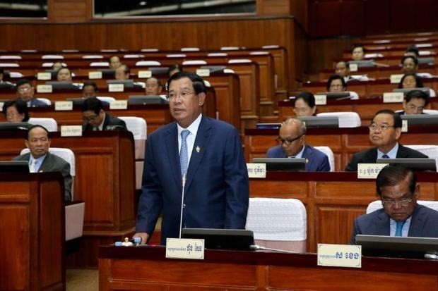 Cambodian Senate approves revised law on political parties  - ảnh 1
