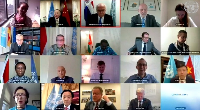 Vietnam attends UNSC online meeting on protecting civilians from conflict-induced hunger - ảnh 1