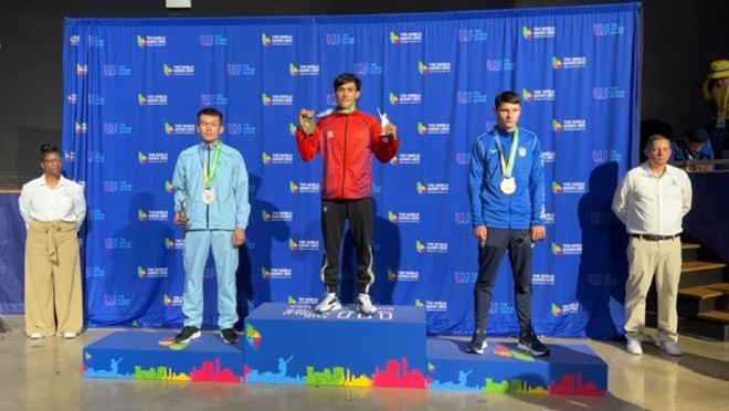 Muay Thai fighter claims second gold for Vietnam at World Games 2022 - ảnh 1