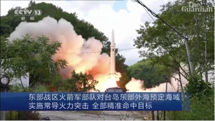 US, Japan condemn China’s launch of live missiles near Taiwan (China) - ảnh 1