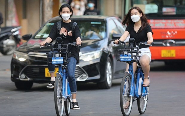 Work started on first public bike service station in Hanoi - ảnh 1