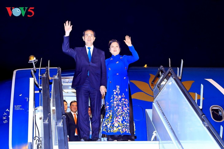 Presiden Vietnam, Tran Dai Quang memulai kunjungan kenegaraan di Republik India - ảnh 1